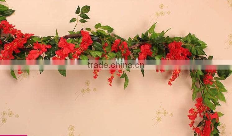 Artificial flower garland for wedding decoration 180cm