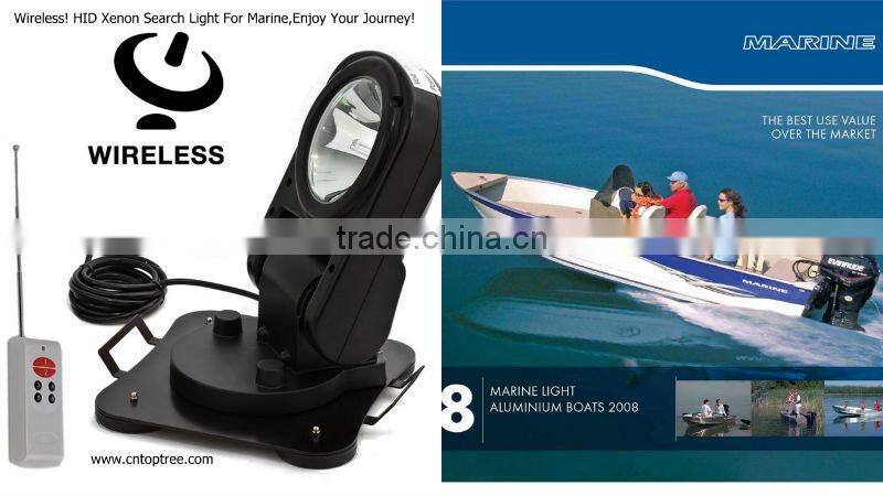 35W/55W remote rotating 55w hid xenon spot light