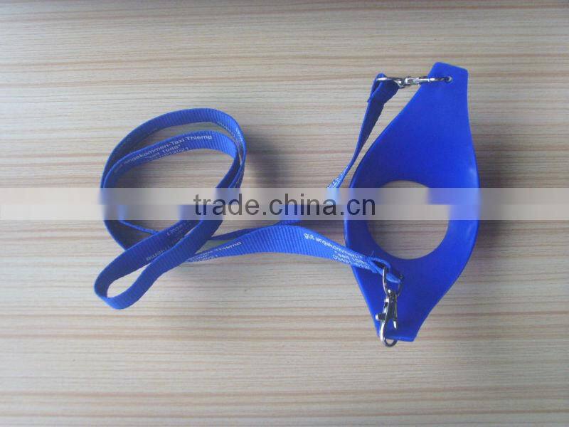 Custom Fashion PVC Wine Holder With Lanyard Wholesale Factory Sales