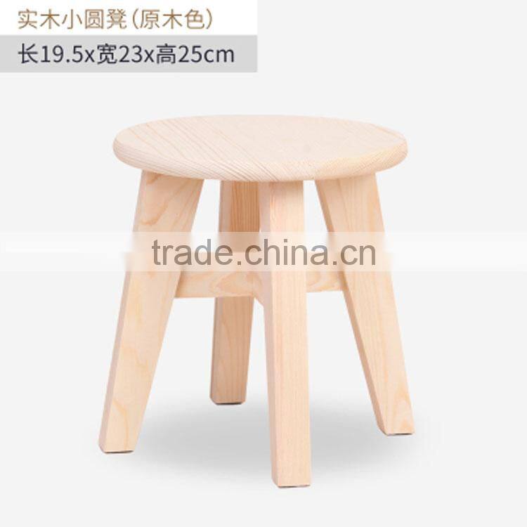 Lovely cute pretty custom Shape Eco-friendly Wooden Feet Stool for children