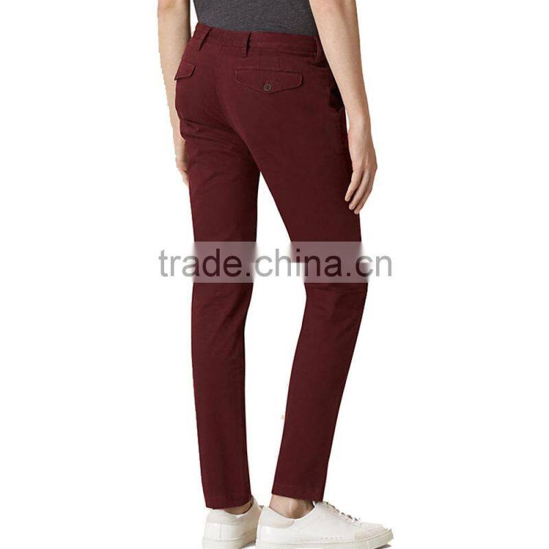 Wholesale 2015 Soft Casual Slim Fit Stretch Cotton Pants For Men & Accept Your Logo