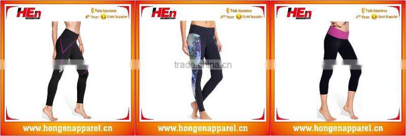 HongEn Apparel custom desgin yoga pants sport bar yoga sets with high quality