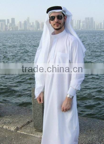 2016 latest Islamic Clothing Men's Abaya Muslim Throbe