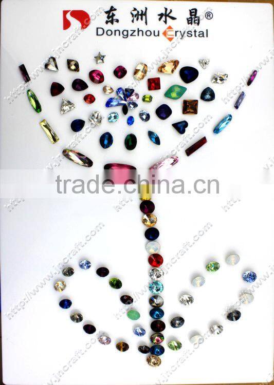 2015 crystal loose fancy stone jewelry findings components