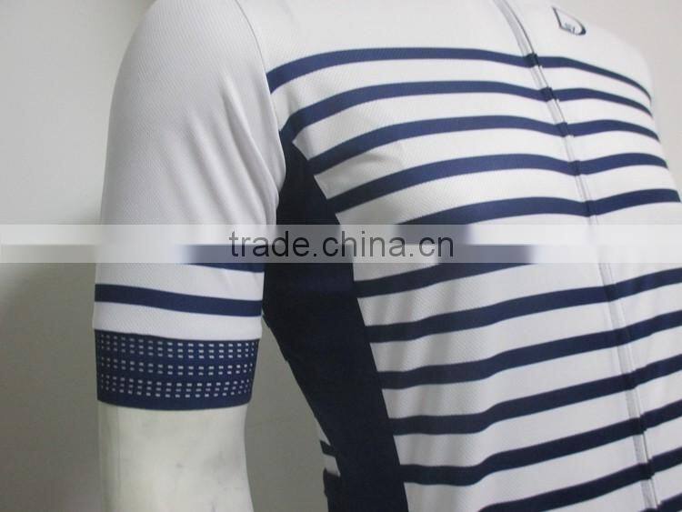 New style race cut white USA cycling jersey with any logos and artworks