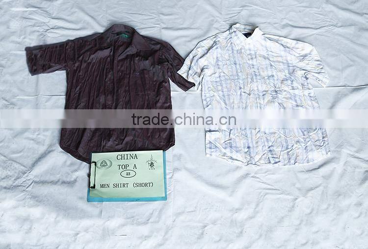 Stock Export Small Bales Short Sleeve Men T-Shirt used clothes for sale
