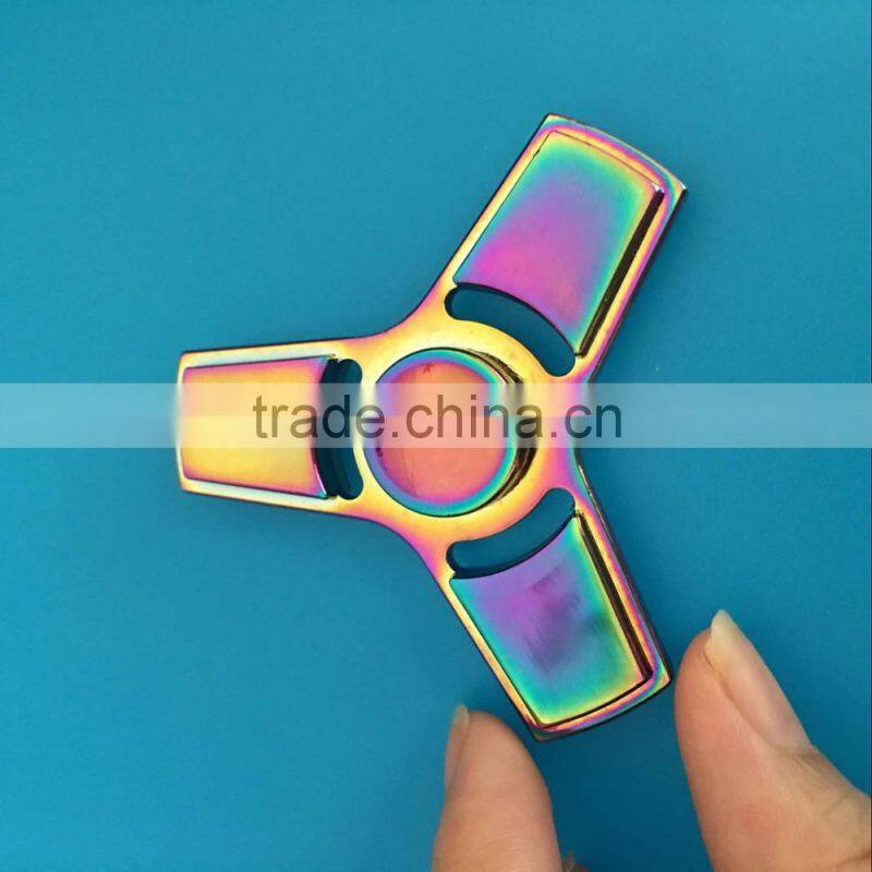 2017 New fingertip gyro spinner fidget hand fidget spinner toy Hot product baby toy colorful