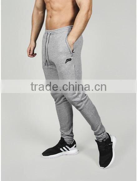 OEM Tapered Tracksuit Bottoms for Fitness Activities High Quality Polyester Cotton Fleece Sweatpants Mens Black Jogger Pants