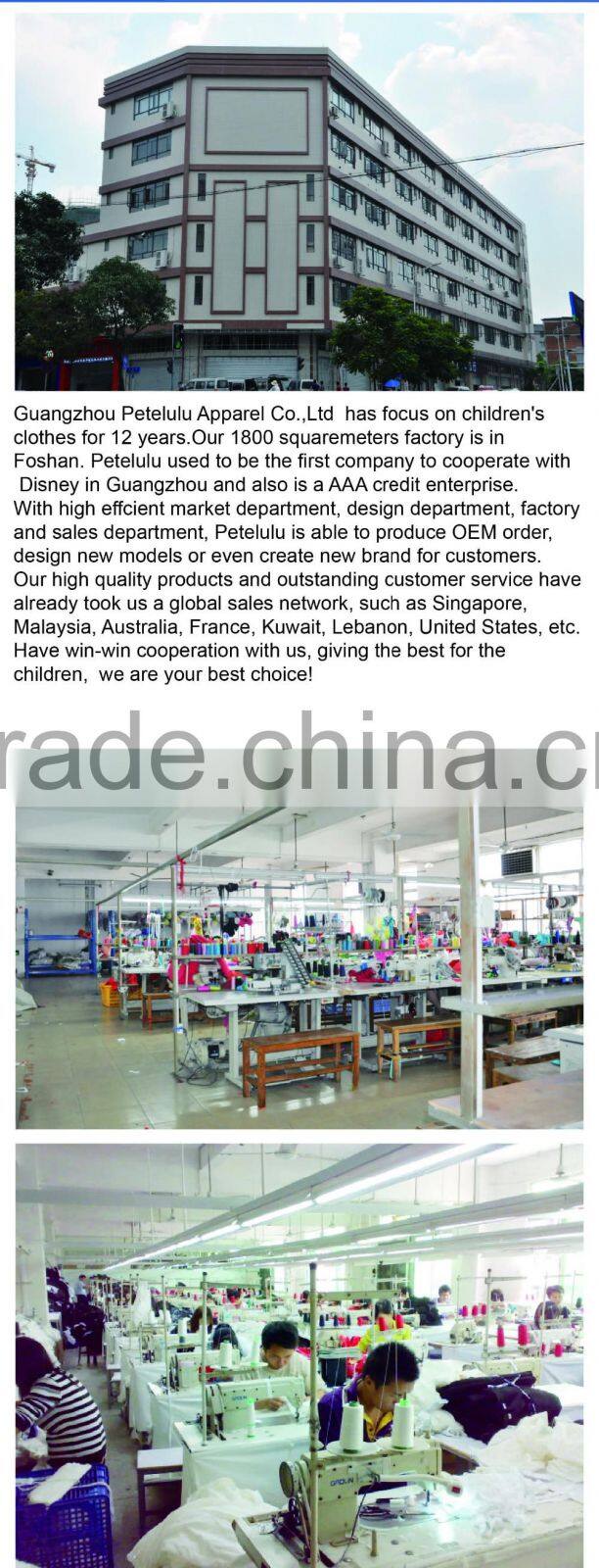 China Popular Brand Petelulu High Quality 100 Cotton Clothes Set Polo T Shirt