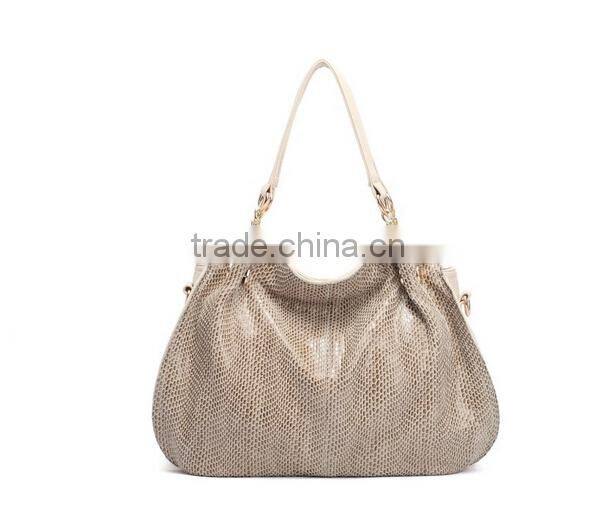 2015 wholeasale new arrival snake print women leather bags