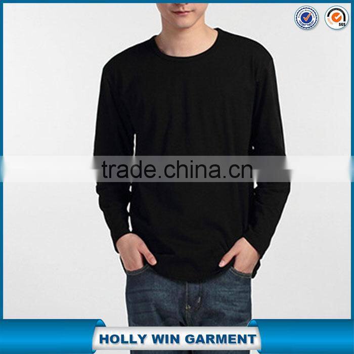long sleeve wholesale blank tshirt no label