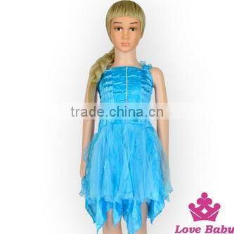 2017 New Design Children Party Red Lace Dress With Flower Belt Girl Skirt Vintage Lace Top Baby Frock