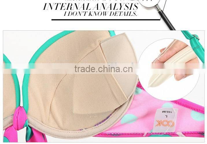 New arrival Custom one pc swimwear lady lovely sexy bikini factory BSCI