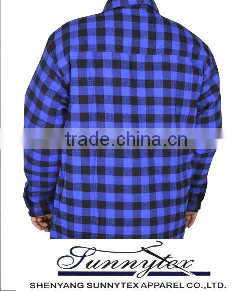 European fashion flannel padded jacket