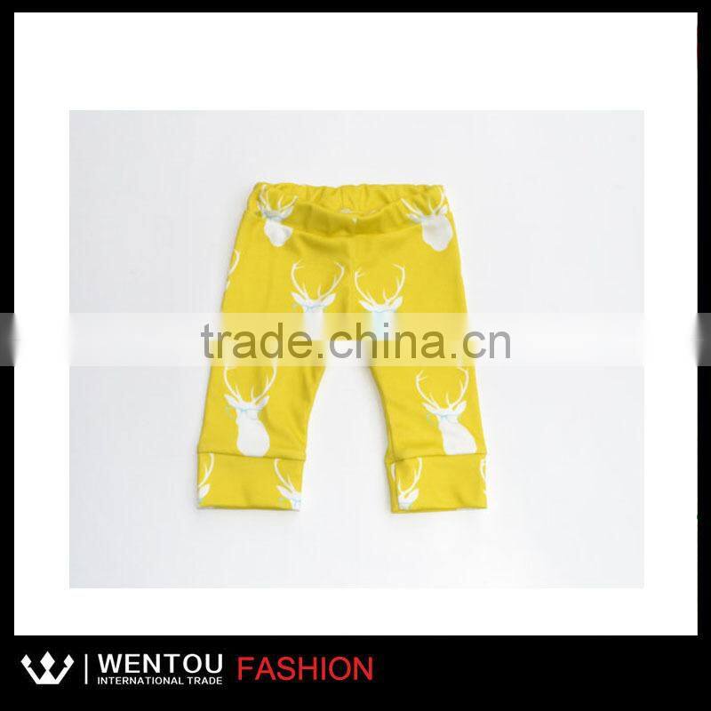 New Arrival Soft Deer Cotton Baby Pants