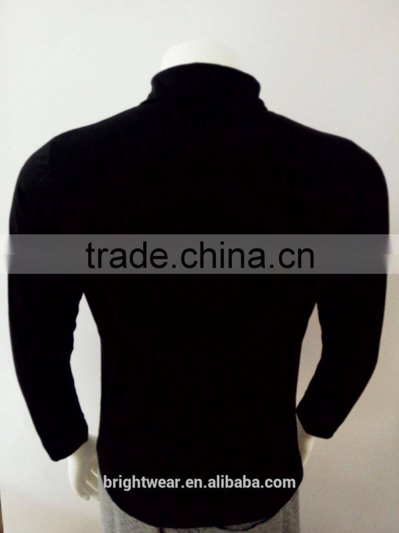 Men's 95%polyester 5%spandex short sleeve polo shirt with printing