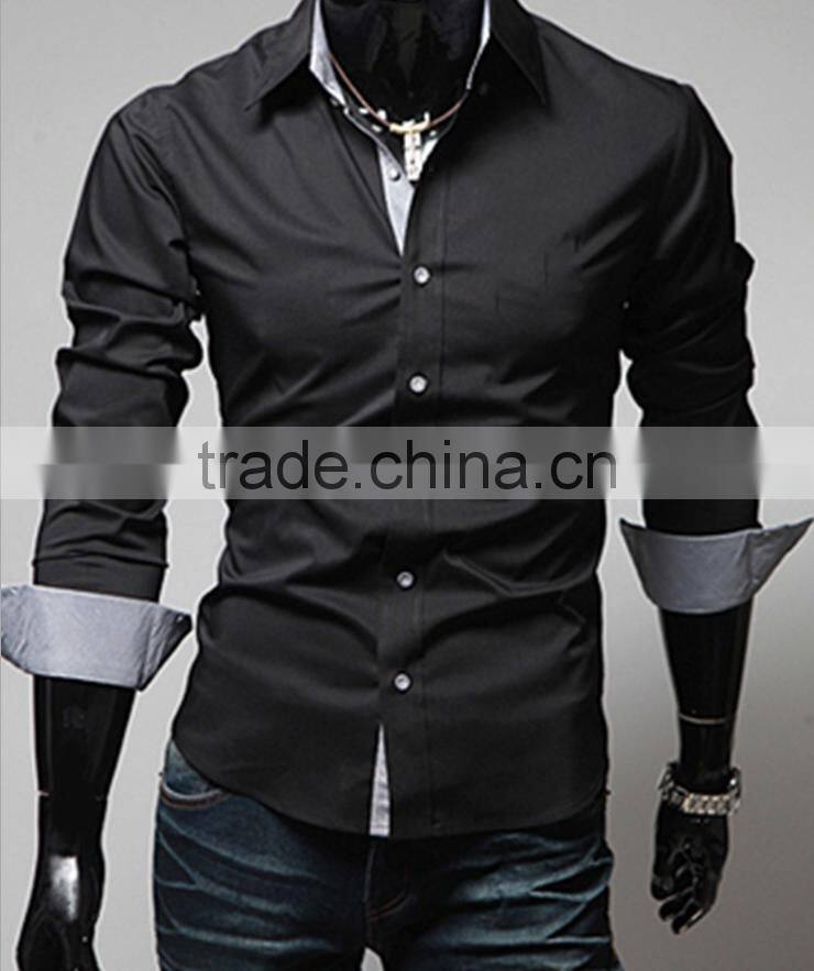 Hot product for 2015 latest new style fashion boy's shirt with cheap factory price