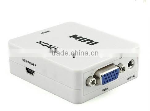 HDMI to Component Video mini hdmi to vga with audio converter