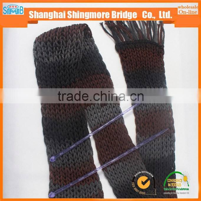 alibaba trade assurance yarn factory supply fancy yarn hand knitting acrylic tube yarn with 50g balls