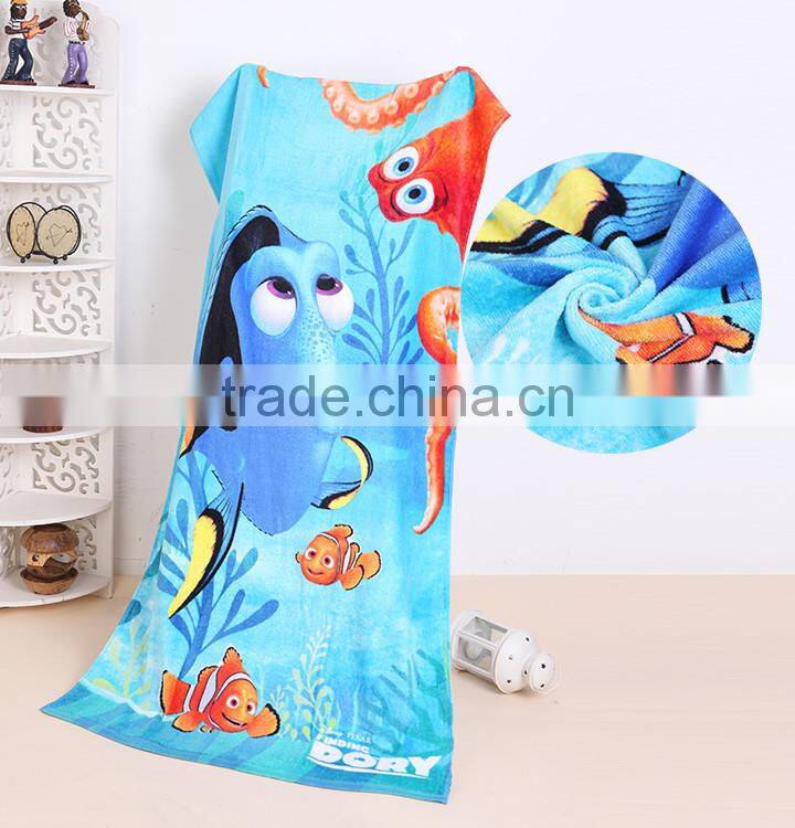 Customize 100% cotton reactive printed twister beach towel game beach towel