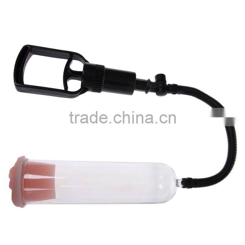 Men Sex Toy Penis Pump with Silicone Pad Sex Machine Enlargement