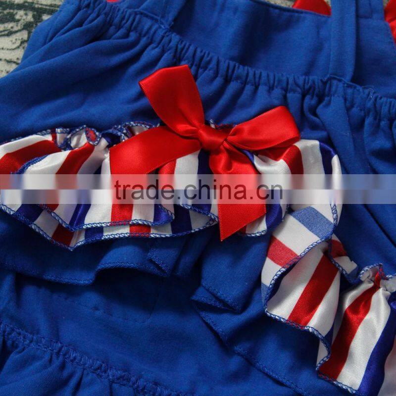 Royal Blue 4th Of July Clothes St Patricks Day Clothing Swing Top Set M7042006