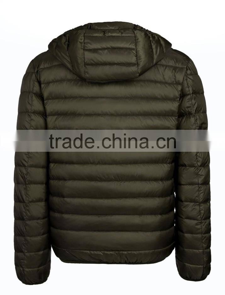 6 COLORS Hooded Men Thin Folding Ultralight Down Jacket