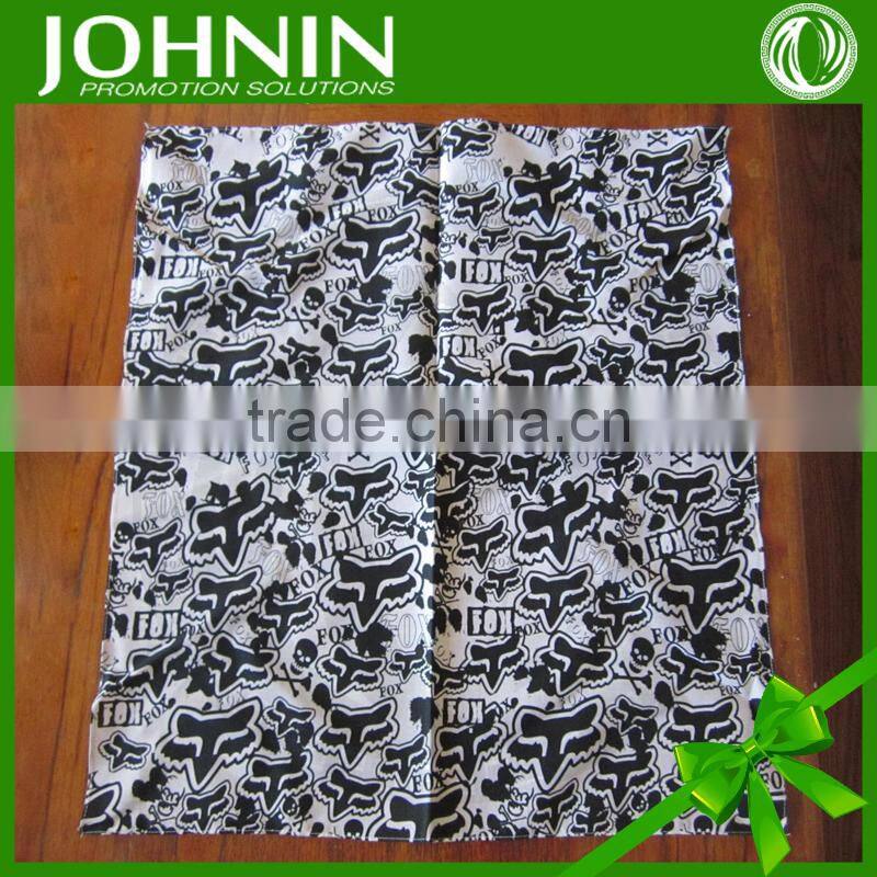 Custom design New Fashion colorful polyester JOHNIN brand handkerchief