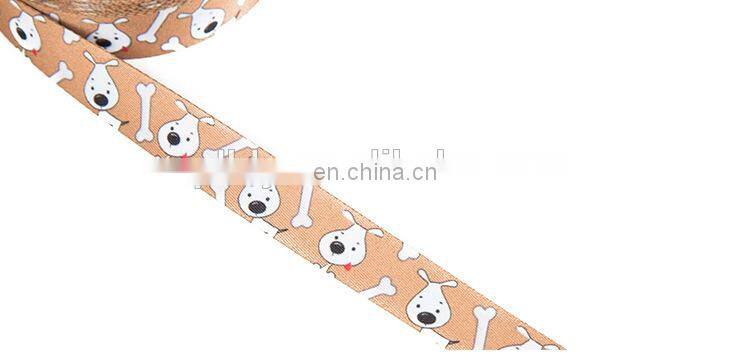 High quality heat transfer printed polyester dog collar&leashes strap