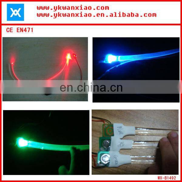 factory custom made light mesh led tubes flashing led lights high visibility Flashing LED security vest