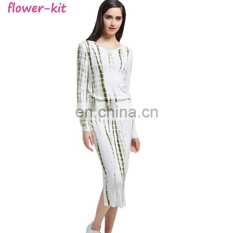 Spring Summer Fashion Women Striped Tie Hooded Bodycon Dress