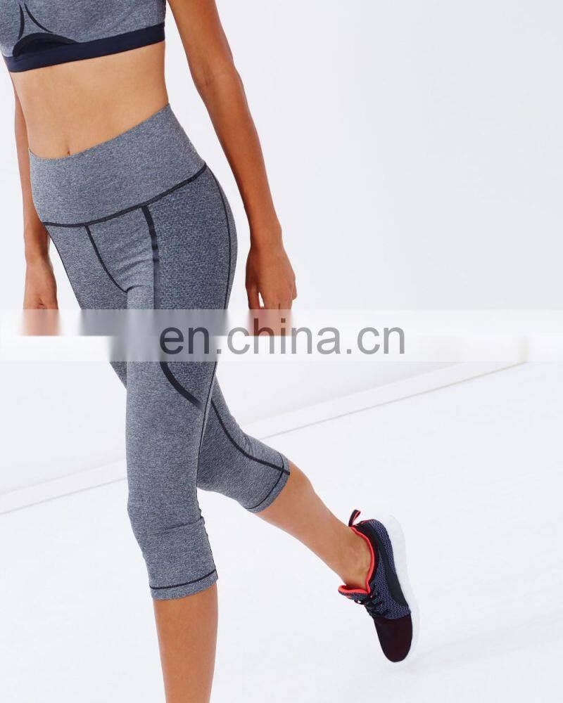 factory powershap knee capris wholesale croped legging