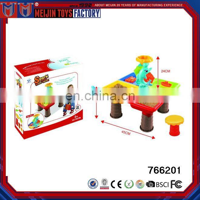 Customized logo summer plastic beach table toys set for sale