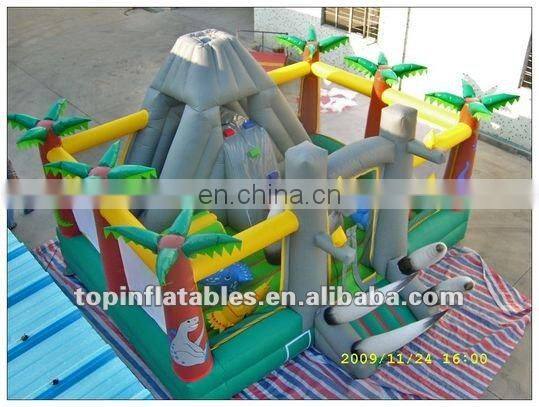 Giant inflatable obstacle course jumping moonwalk castle