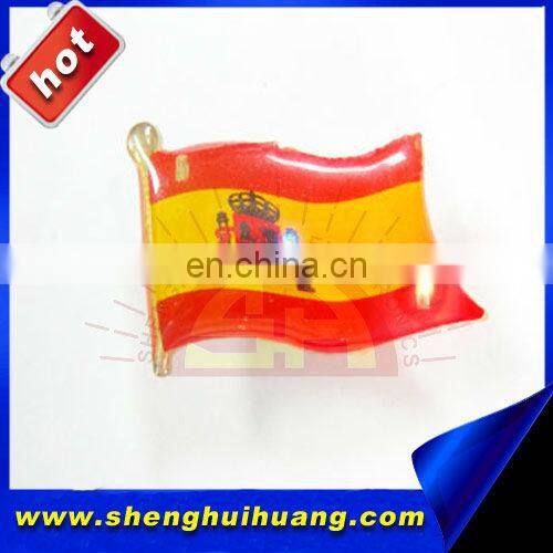 hot selling hot selling flag led flashing pins for all countries all over the world