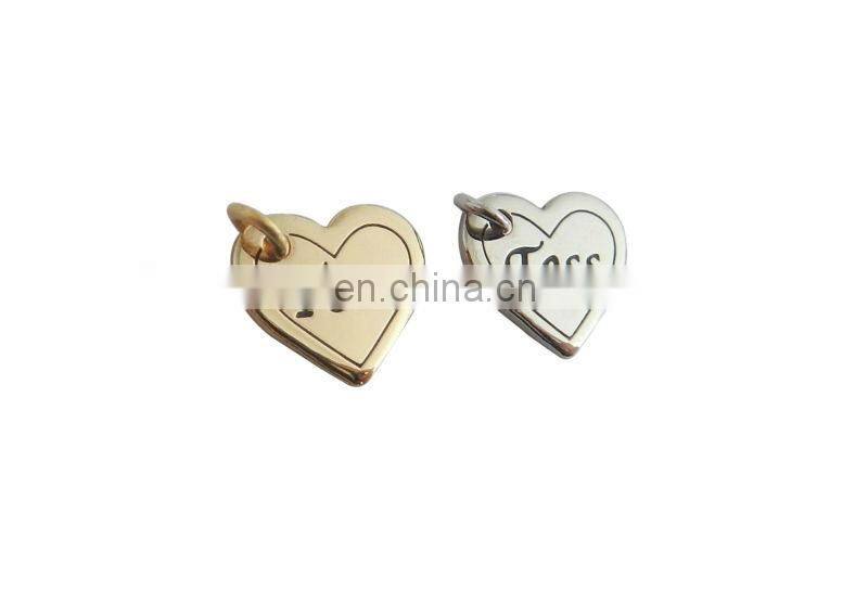 custom metal jewelry tags/metal hang tag