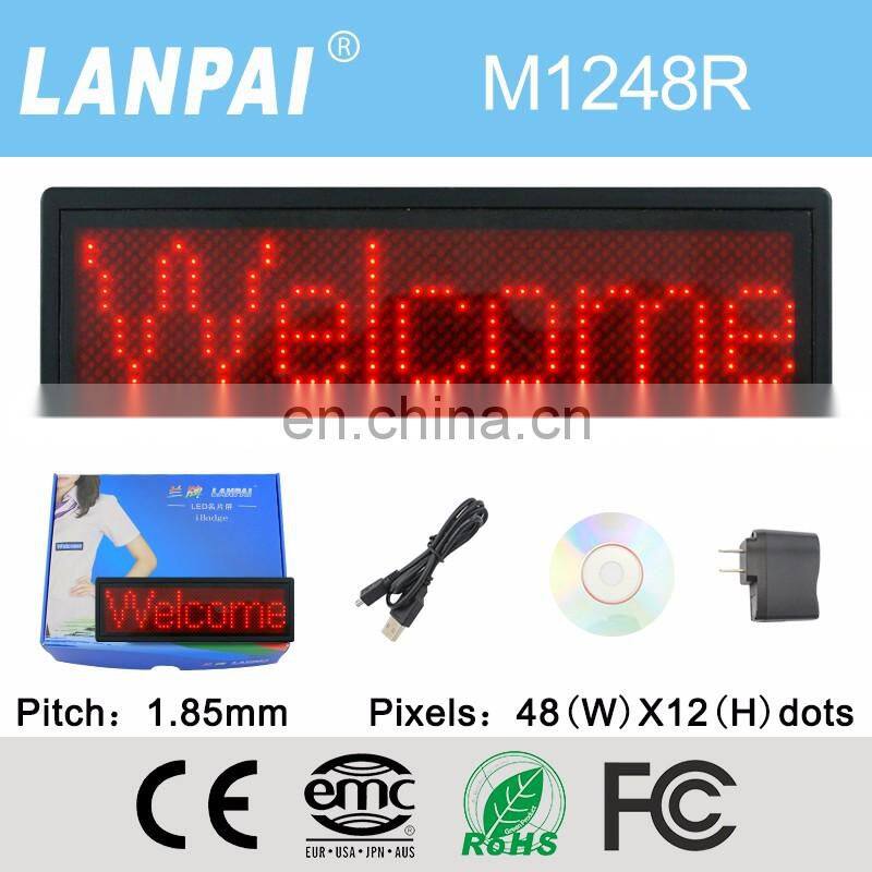 hot seller led Name Badges With Logo for customer