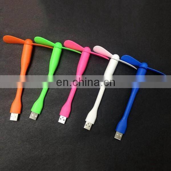 Flexible USB Mini Fan Portable USB Fan with Strong Wind