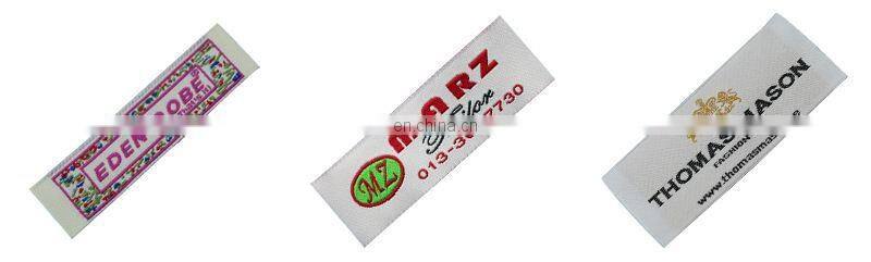 garment cloth fabric damask woven labels