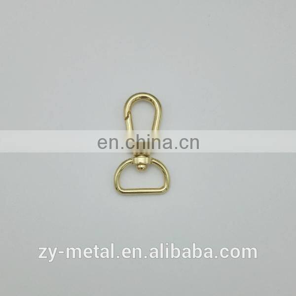 Hot sell golden sew snap fasteners dog snap hook, bag metal hook