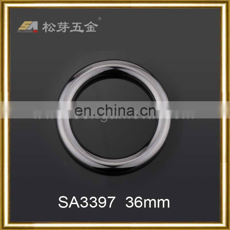 Song A Metal Popular Nickel free leather belt key chain Bags accessory metal o ring 35mm