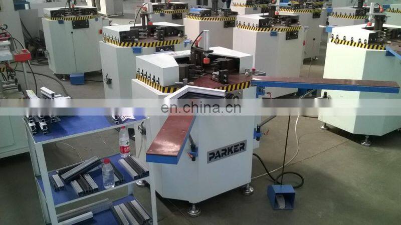 LJJ-120-Automatic Single Corner Crimping Machine/ Semiautomatic One Head Aluminum Window Frame Combining Section