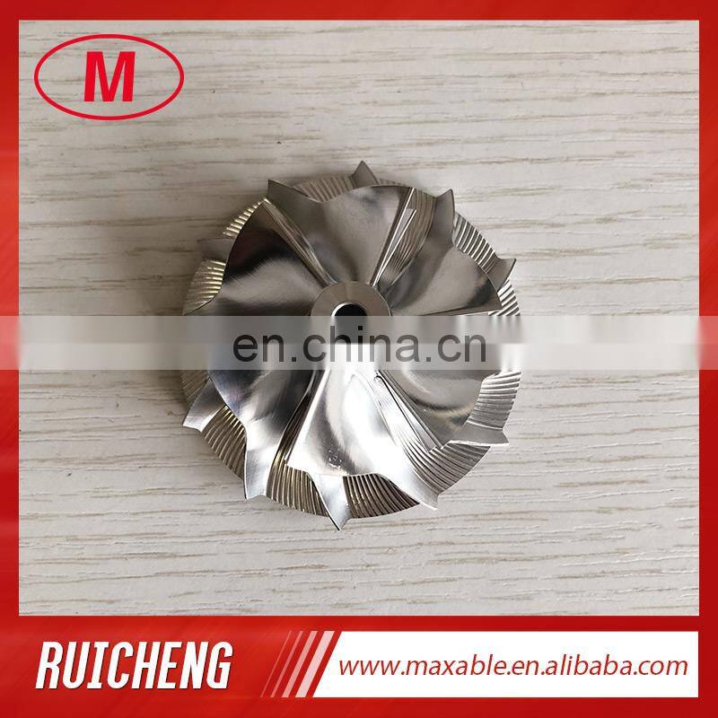 K04 5306-123-2035 41.65/56.8mm 6+6 blades  high performance turbocharger milling/aluminum 2618 /billet compressor wheel