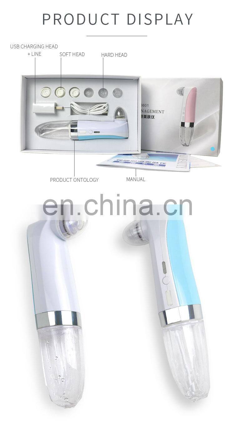 2019 Home water oxygen facial oxygen small bubbles face cleaning beauty mini device