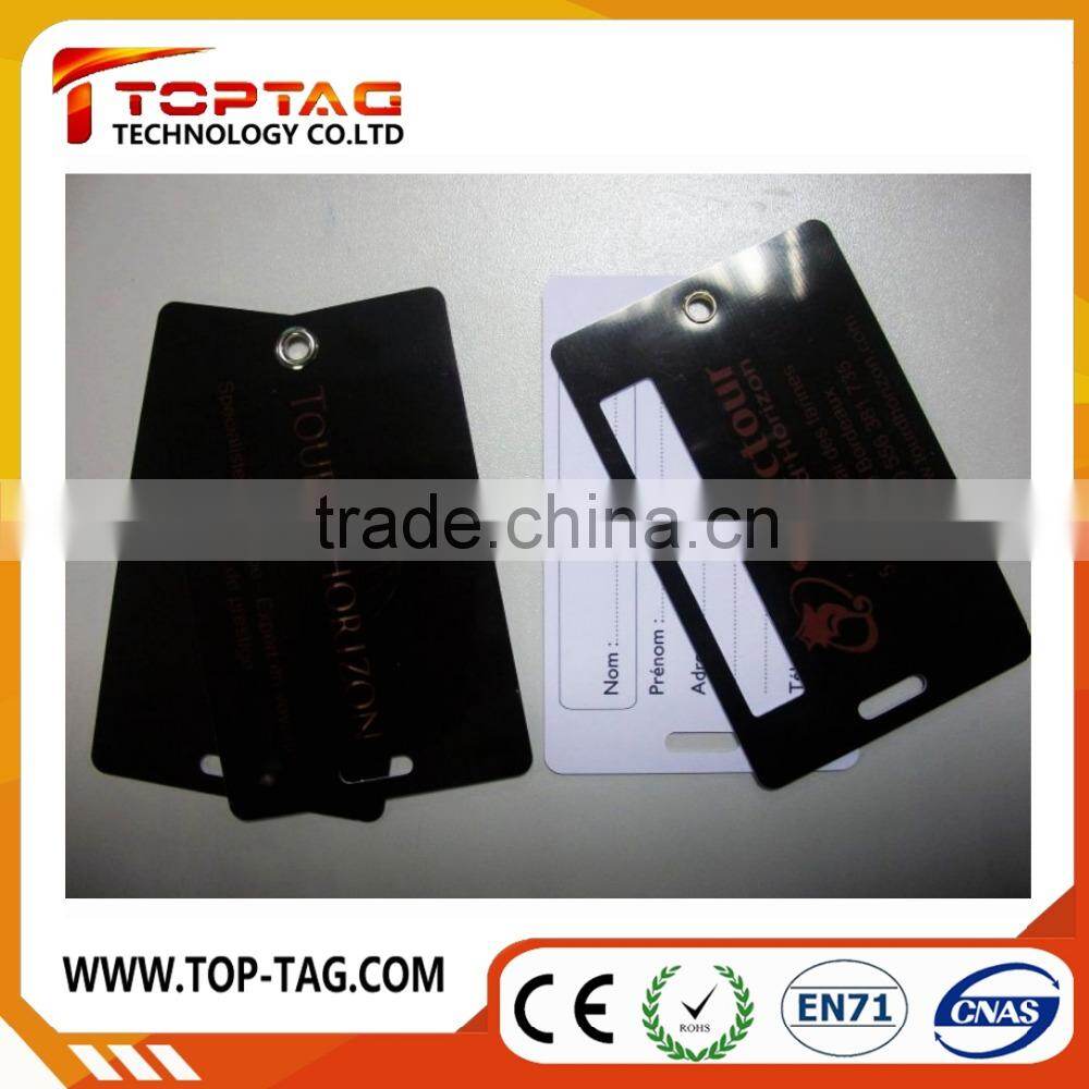 2015 eco-friendly hot sale plastic soft pvc custom luggage tag for airport