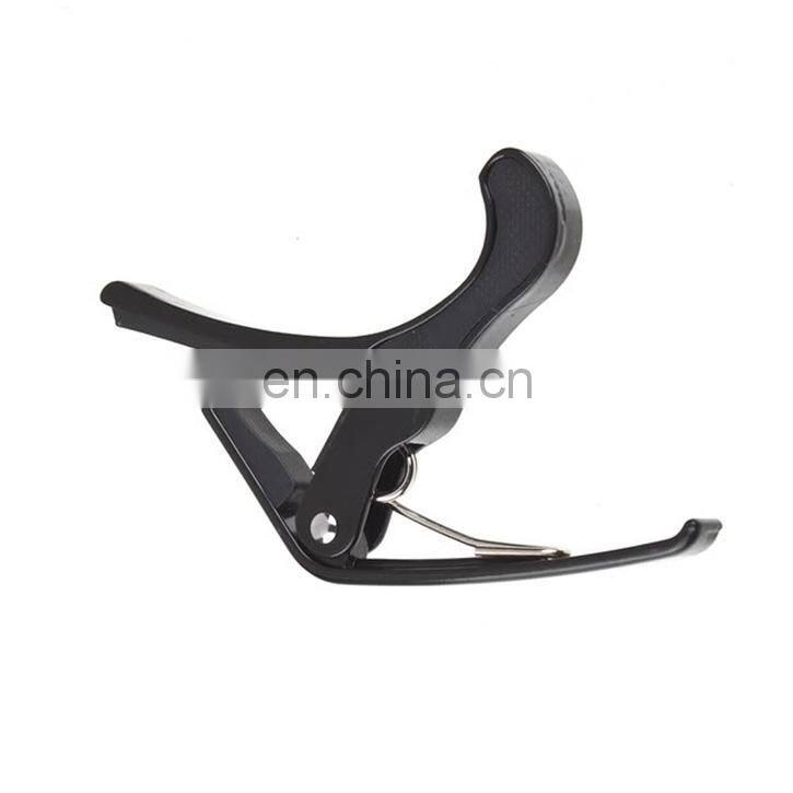 New Acoustic Guitar Electric Tune Quick Change Capo Guitar Key Clamp Black