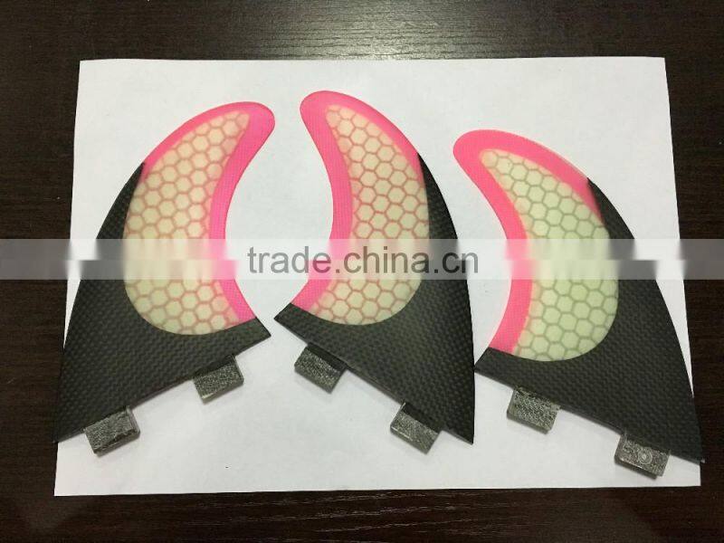 Fiberglass honeycomb surfing fin FCS and FUTURE type JSF021