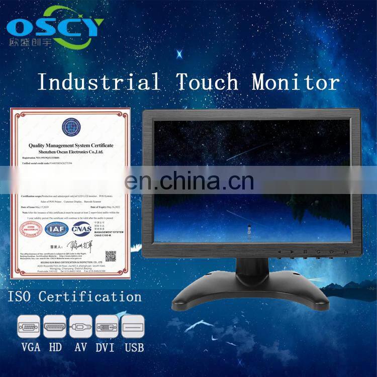 10.1'' Bnc Input Pos Second Lcd Led Display Customer Video Store Cheap Touch Screen Monitor