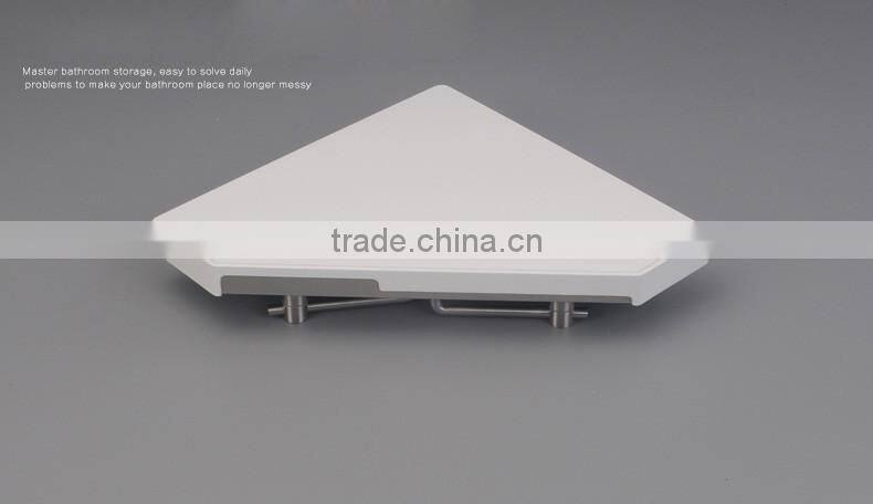 stainless steel bathroom shelf with toilet paper holder / wall mounted bathroom shelf / bathroom accessory