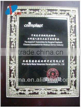 titanium spinal implants